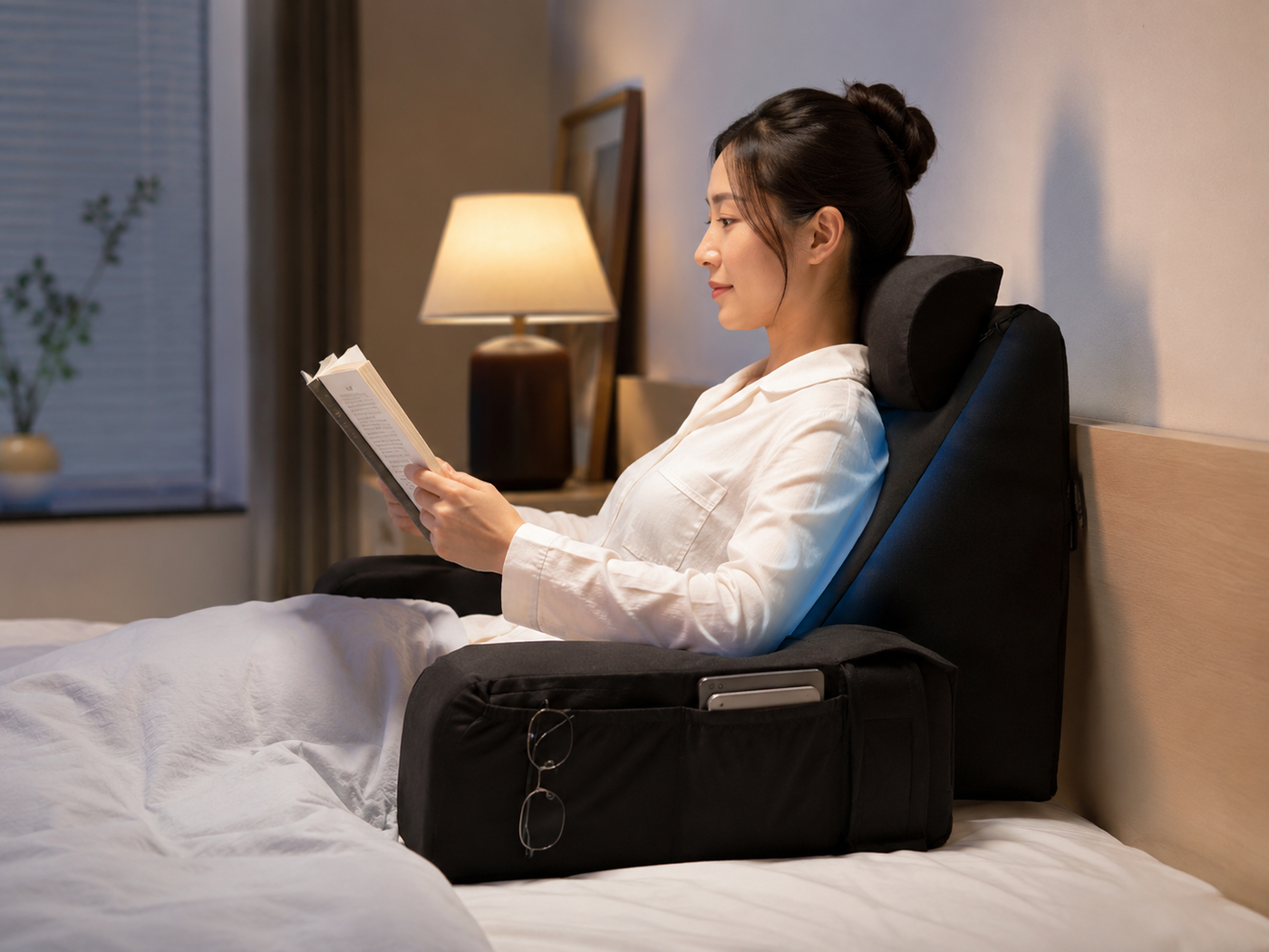 Recline Pro™ | ベッドで読書・スマホがラクになる背もたれクッション 画像 5